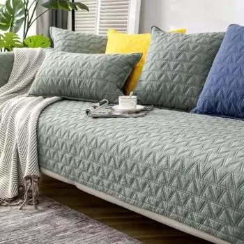 Новые однотонные чехлы для диванов, полотенце, мягкая стираная хлопчатобумажная ткань, художественный чехол для дивана для гостиной, эркер, коврик, L-образный декор для дивана 70x70
