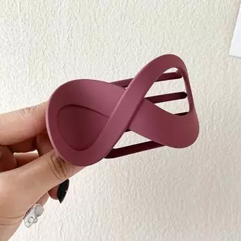 Новые однотонные матовые заколки для волос женские корейский минималистичный стиль заколка элегантная модная клипса-краб для волос аксессуары для волос для девочки