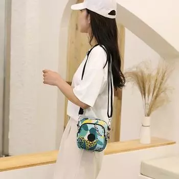 Новые однотонные нейлоновые сумки через плечо большой емкости с тремя молниями, сумки через плечо для путешествий на открытом воздухе, ежедневный органайзер для телефона