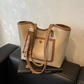 Новые однотонные женские сумки-тоуты из искусственной кожи на молнии, повседневная простая сумка через плечо, большая вместимость, сумка для пельменей на подмышку