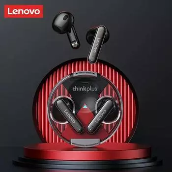 Новые оригинальные беспроводные наушники Lenovo LP10 TWS, Bluetooth 5,2, двойное стерео шумоподавление, бас, сенсорное управление, гарнитура с длительным режимом ожидания