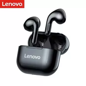 Новые оригинальные беспроводные наушники Lenovo LP40 TWS, Bluetooth 5,0, двойной стереофонический шумоподавление, сенсорное управление басами, длительное время ожидания, 230 мАч