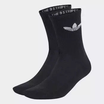 Новые оригинальные носки с подушкой Trefoil Crew Socks 3p Ij5613 IJ5613/S