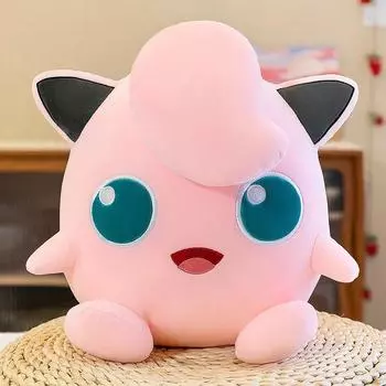 Новые оригинальные плюшевые игрушки Jigglypuff, симпатичные 25 см, плюшевые игрушки Jigglypuff, кулон Charmander, мягкие игрушки, подарки для детей