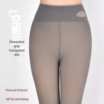 «Новые осенне-зимние серые прозрачные бархатные комбинезоны» jumpsuit, one size 80-150