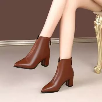 Новые осенне-зимние женские ботинки, женская обувь, женские ботильоны на низком каблуке, женская теплая флисовая обувь на платформе, зимние ботинки Bottes 35