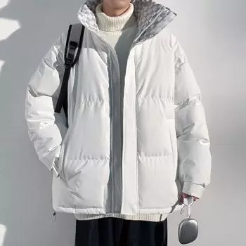 Новые осенние и зимние хлопковые пальто, утолщенные теплые свободные хлопковые куртки, японские хлопковые пальто, куртка с воротником-стойкой, повседневная мужская одежда S