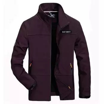 Новые осенние и зимние мужские бархатные теплые куртки, молодежные повседневные куртки с воротником-стойкой для мужчин M