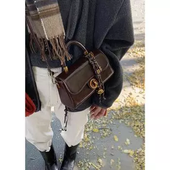 Новые осенние и зимние сумки для женщин. Ретро-квадратная сумка. Многофункциональная сумка через плечо на одно плечо.