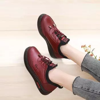 Новые осенние и зимние женские бархатные кроссовки, утолщенная теплая и водонепроницаемая женская спортивная повседневная обувь 35 красный