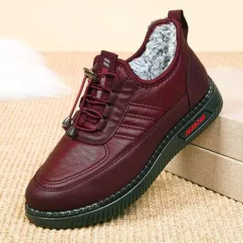 Новые осенние и зимние женские бархатные кроссовки, водонепроницаемая нескользящая зимняя повседневная обувь
