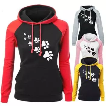 Новые осенние и зимние женские кашемировые модные теплые пуловеры контрастного цвета, свободные толстовки L серый/белый