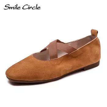 Новые осенние однотонные французские туфли с перекрестным ремешком и квадратной головкой, удобная женская обувь в литературном стиле на плоской подошве 35 зелёный