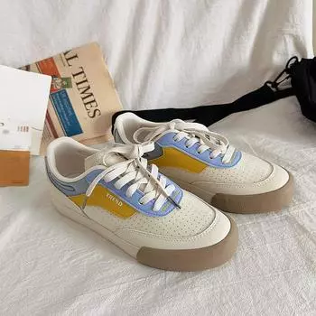 Новые осенние студенческие белые туфли женские дышащие универсальные туфли с мягкой подошвой модные повседневные туфли нишевые женские кроссовки в стиле колледжа 6