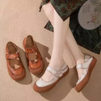 Новые осенние туфли на плоской подошве с v-образным вырезом, женские туфли-лоферы Мэри Джейн, женские лаконичные балетки из коровьей кожи, женские роскошные неглубокие мокасины CN 35