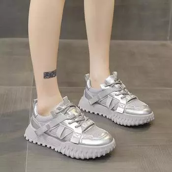 Новые осенние вулканизированные летние женские модные повседневные туфли легкие износостойкие нескользящие кроссовки женские уличные дышащие 35