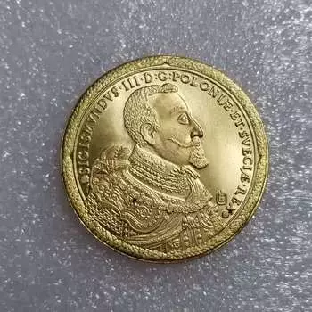 Новые памятные коллекционные сувенирные монеты Польши 1621 года as the picture