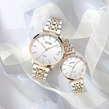 Новые парные часы, пара мужских и женских модных индивидуальных водонепроницаемых простых студенческих кварцевых часов