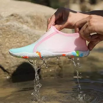 Новые пары, уличная пляжная обувь, мужская обувь для плавания, многофункциональная обувь для фитнеса, женская обувь для йоги 35 фиолетовый