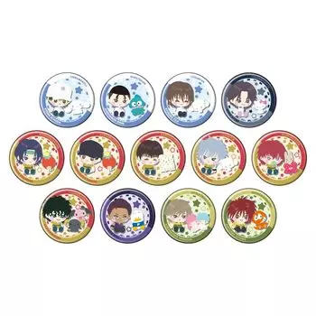 Новые персонажи Prince of Tennis x Sanrio 01 Дизайн ученика средней школы Коробка из 13 банок значков [Оригинальная иллюстрация]