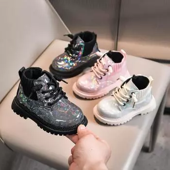 новые пинетки принцессы для девочеккожаные сапоги зимние сапоги 21