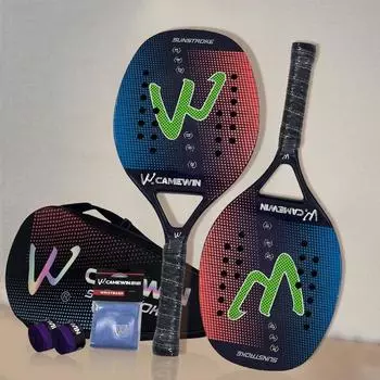 Новые пляжные ракетки из 3K-материала играют лучше Face of Racket Новое дизайнерское видение чёрный