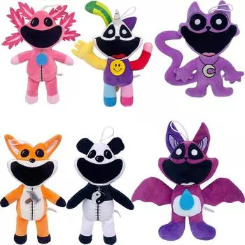 Новые плюшевые игрушки для кошек «Ужасы» Кошачий сон Мягкие игрушки для кошек Кукла Монстр Мягкая игрушка Аниме Подушка Панда Дети Подарки на день рождения Фанаты Мальчик