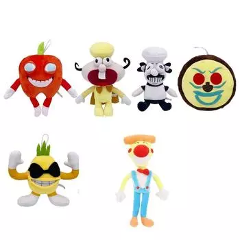 Новые плюшевые игрушки Peppino Pizza Tower Pepperman, высококачественные аниме-персонажи The Noise, мягкие куклы, детские подарки на день рождения