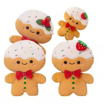 Новые плюшевые куклы серии Cream Gingerbread Fruit Series размером 25 см, для рождественской вечеринки, супермягкие игрушки, подушки, рождественские подарки на Хэллоуин about 25cm