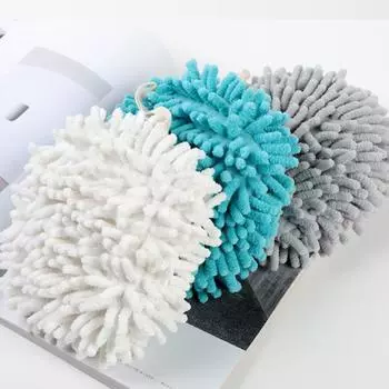 Новые плюшевые полотенца для ванной из синели, кухонное мягкое полотенце из синели, полотенца для рук, мягкие плюшевые быстросохнущие, впитывающие воду, быстросохнущие полотенца для рук синий