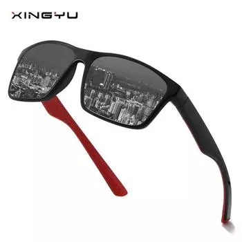 Новые поляризованные солнцезащитные очки для мужчин и женщин, спортивные солнцезащитные очки XY428, квадратные красочные модные очки для верховой езды, очки для вождения