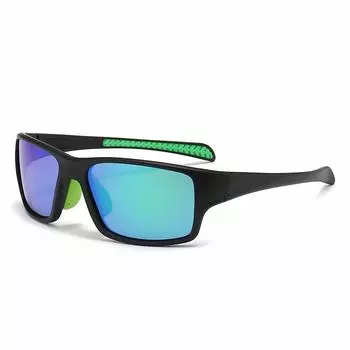Новые поляризованные солнцезащитные очки для мужчин и женщин, модные очки для спорта на открытом воздухе, велосипедные очки, трансграничные маленькие коробочки для ПК, красочные солнцезащитные очки 57-15-140