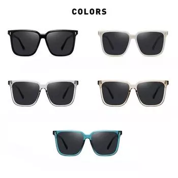 Новые поляризованные солнцезащитные очки в молочно-белой оправе, модные женские солнцезащитные очки TR, поляризационные солнцезащитные очки в большой оправе