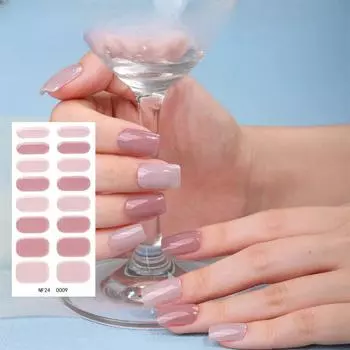 Новые полуотвержденные гелевые наклейки для ногтей 3D бронзирующие гелевые наклейки для ногтей гелевые наклейки NF240001