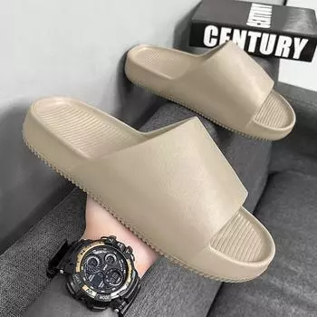 Новые популярные интернет-тапочки знаменитостей мужчины наступают на дерьмо чувство носить летняя пара нескользящие дома износостойкие досуг одно слово перетащить мужчины 40-41