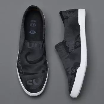 Новые популярные мужские парусиновые туфли Alphabet весна-лето мужская тканевая обувь кроссовки мокасины Zapatillas De Deporte 39 черный белый