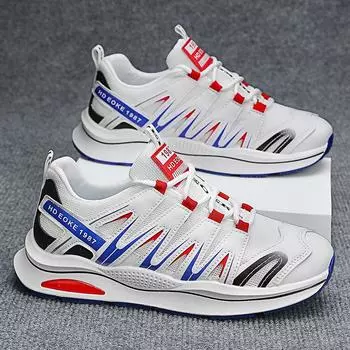 Новые популярные мужские повседневные туфли, летние осенние студенческие классические мужские кроссовки, модные уличные дышащие нескользящие мужские спортивные туфли 39