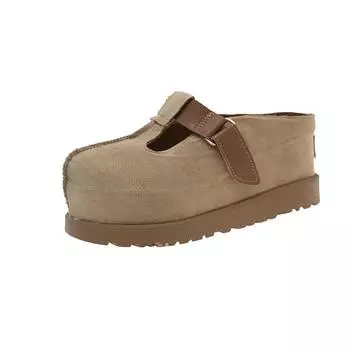 Новые популярные ретро туфли Мэри Джейн женские летние универсальные нишевые корейские на танкетке ленивые туфли толстая подошва увеличивающие рост повседневные 35