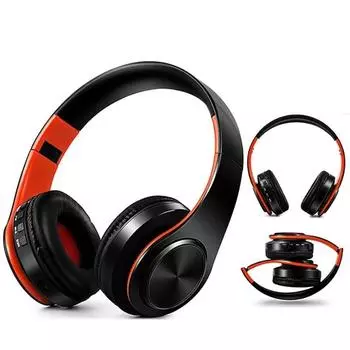 Новые портативные беспроводные наушники Bluetooth Hi-Fi стерео складная гарнитура аудио Mp3 регулируемые наушники с микрофоном для музыки