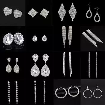 Новые посеребренные серьги-гвоздики с цветком, свадебные женские легкие роскошные серьги, украшения для ушей