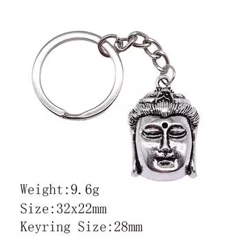 Новые поступления Милый брелок Буддизм Брелок Украшения Для Дома Творческие Брелки A10-1pcs-29x19mm