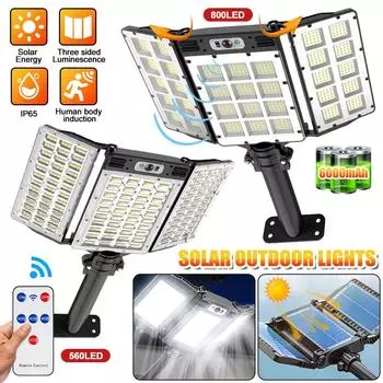 Новые поступления Настенный светильник с датчиком присутствия человека на открытом воздухе для дома и двора на солнечной энергии