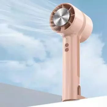 Новые поступления портативный перезаряжаемый вентилятор Macaron Color Cold Compress Handheld Fan уличный USB мини-воздушный охладитель ручной вентилятор с крючком темно-синий