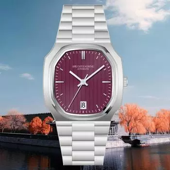 Новые поступления Specht&Sohne Watch 38MM Автоматические часы для мужчин Япония NH35 Movt Сапфировое стекло Нержавеющая сталь 50M Водонепроницаемость Japan-NH35-Movt