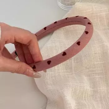 Новые повязки на голову с любовью для женщины девушки милые элегантные обручи для волос форма сердца утолщенная губка резинка для волос женские модные аксессуары для волос