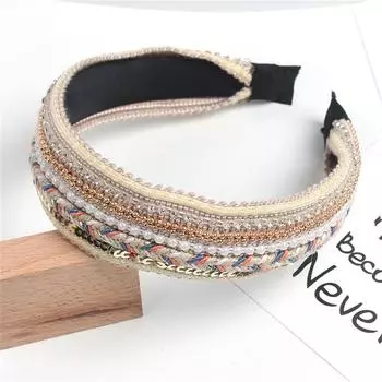 Новые повязки на голову с узлом для женщин, головной убор для девочек, винтажные тканевые широкие повязки для волос, мягкий обруч для волос, аксессуары для волос, головной убор