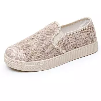 Новые повседневные кроссовки летние мягкие легкие дышащие сетчатые спортивные прогулочные женские туфли 35 чёрный