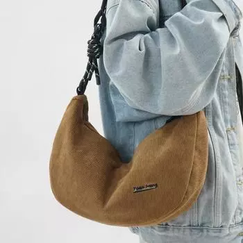 Новые повседневные лаконичные однотонные нейлоновые женские сумки через плечо большой емкости, высококачественные универсальные модные сумки через плечо