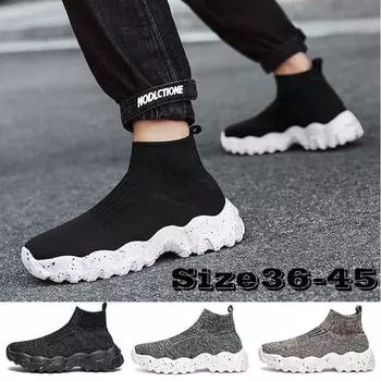Новые повседневные модные носки унисекс большого размера, легкие дышащие кроссовки для бега, прогулочные кроссовки, размер 36-45
