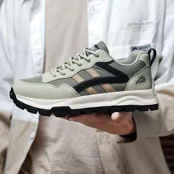 Новые повседневные спортивные туфли мужские туфли весенние универсальные кроссовки удобные мягкие подошвы мужские дышащие модные туфли папины туфли 39